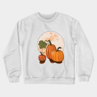 Pumpkin Moon green Crewneck Sweatshirt